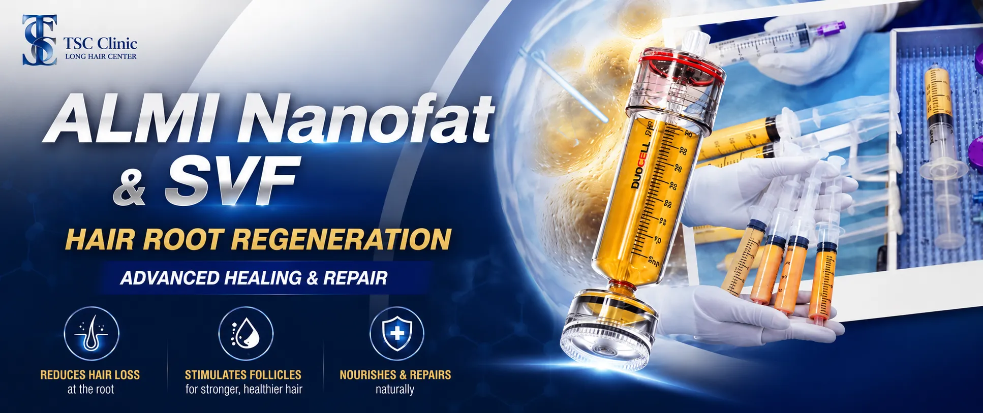 ALMI Nanofat & SVF | Advanced Hair & Skin Rejuvenation at The Skin Clinic