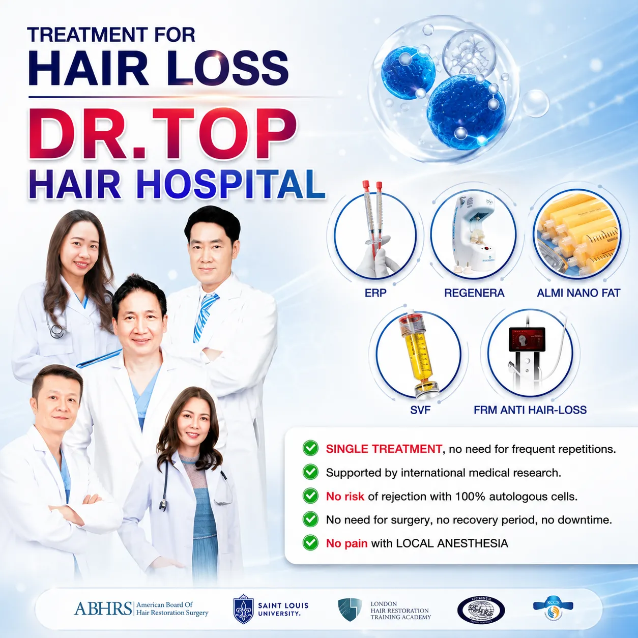 Why Choose Hair Transplant at The Skin Clinic? | Dr.Top Hair Hospital by The Skin Clinic
